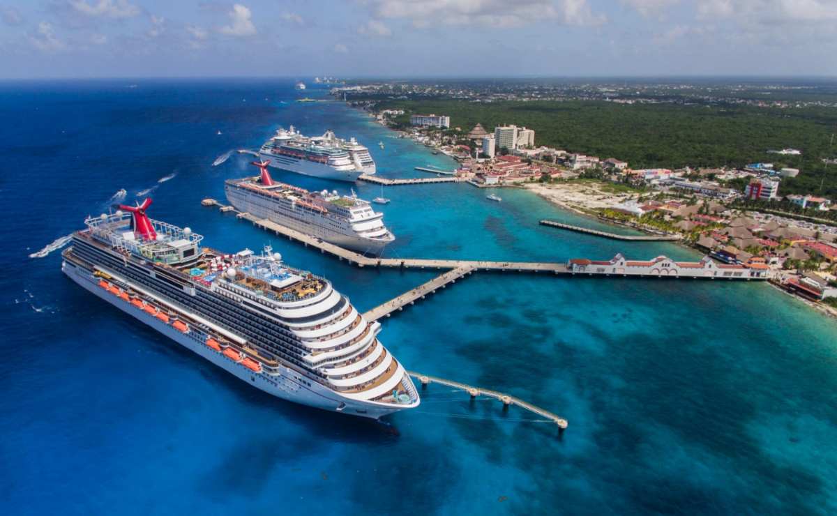 Cozumel lidera la recuperación turística con un crecimiento del 81.1% en llegada de cruceros