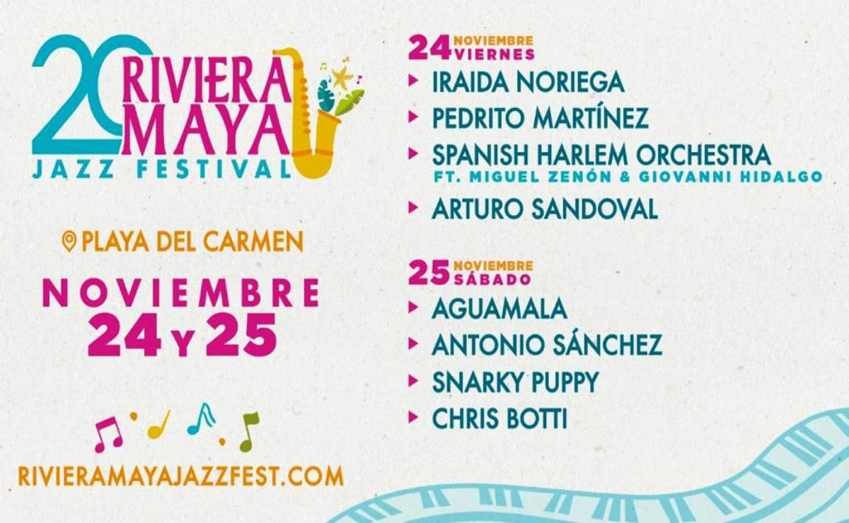 Riviera Maya Jazz Festival: Celebración musical y ambiental en Playa del Carmen