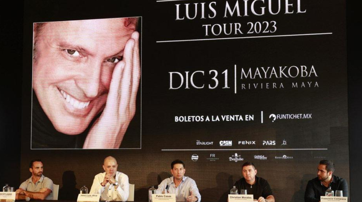 Cerrará Luis Miguel su Tour 2023 en Mayakoba de la Riviera Maya