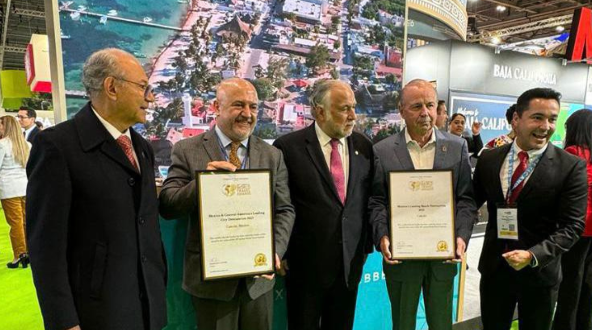 Premian a Cancún con el World Travel Awards en Londres