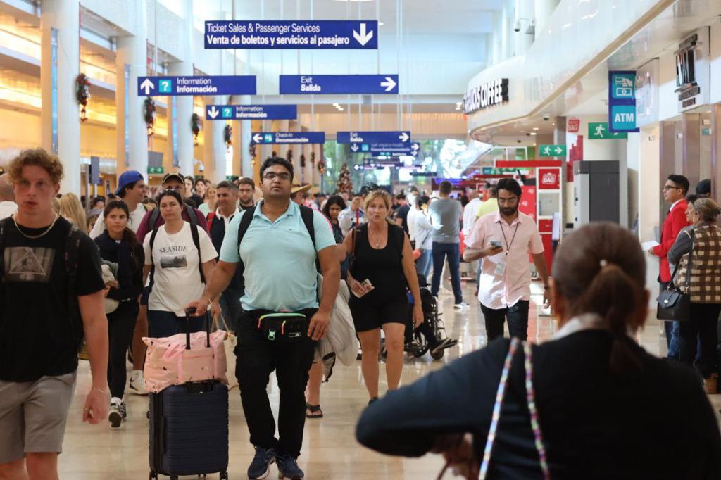 Rebasa aeropuerto de Cancún 31 millones de pasajeros movilizados en 2023 0