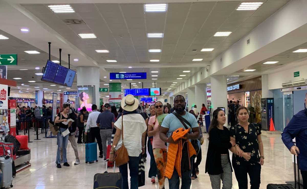 Crecerá 45% llegada de pasajeros internacionales en aeropuerto de Cancún en 1S de 2024 vs 2019