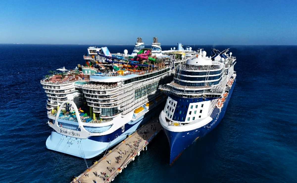 Lideran Cozumel y Mahahual ranking nacional de cruceros en 2024, tienen programados 1,797 arribos